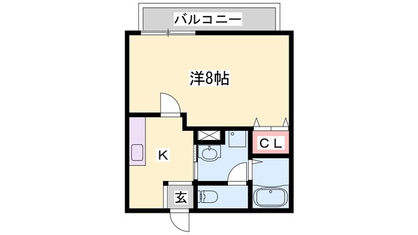 京口駅 徒歩3分 2階の物件間取画像